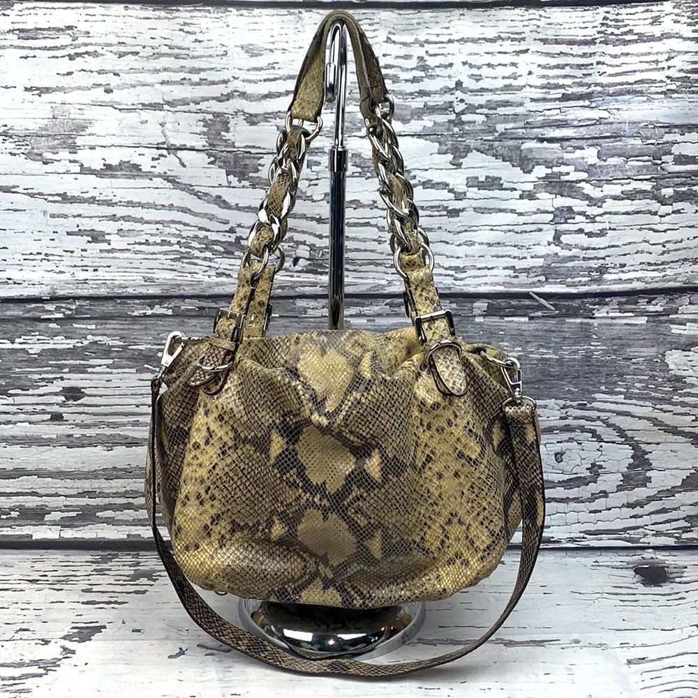 Michael Kors Python Suede Purse